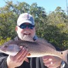 Craig .. ALL SMILES after this 10th Redfish into over a 25+  trip!