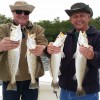 John on left with his friend Wayne holding just a fraction of their day!