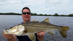 Vance with his first Snook of his life!