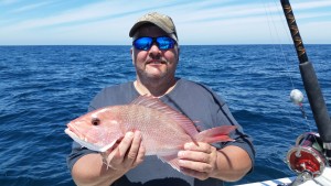 Paul with a beautiful Red Snapper!